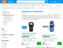 Tablet Screenshot of labelprintercenter.nl